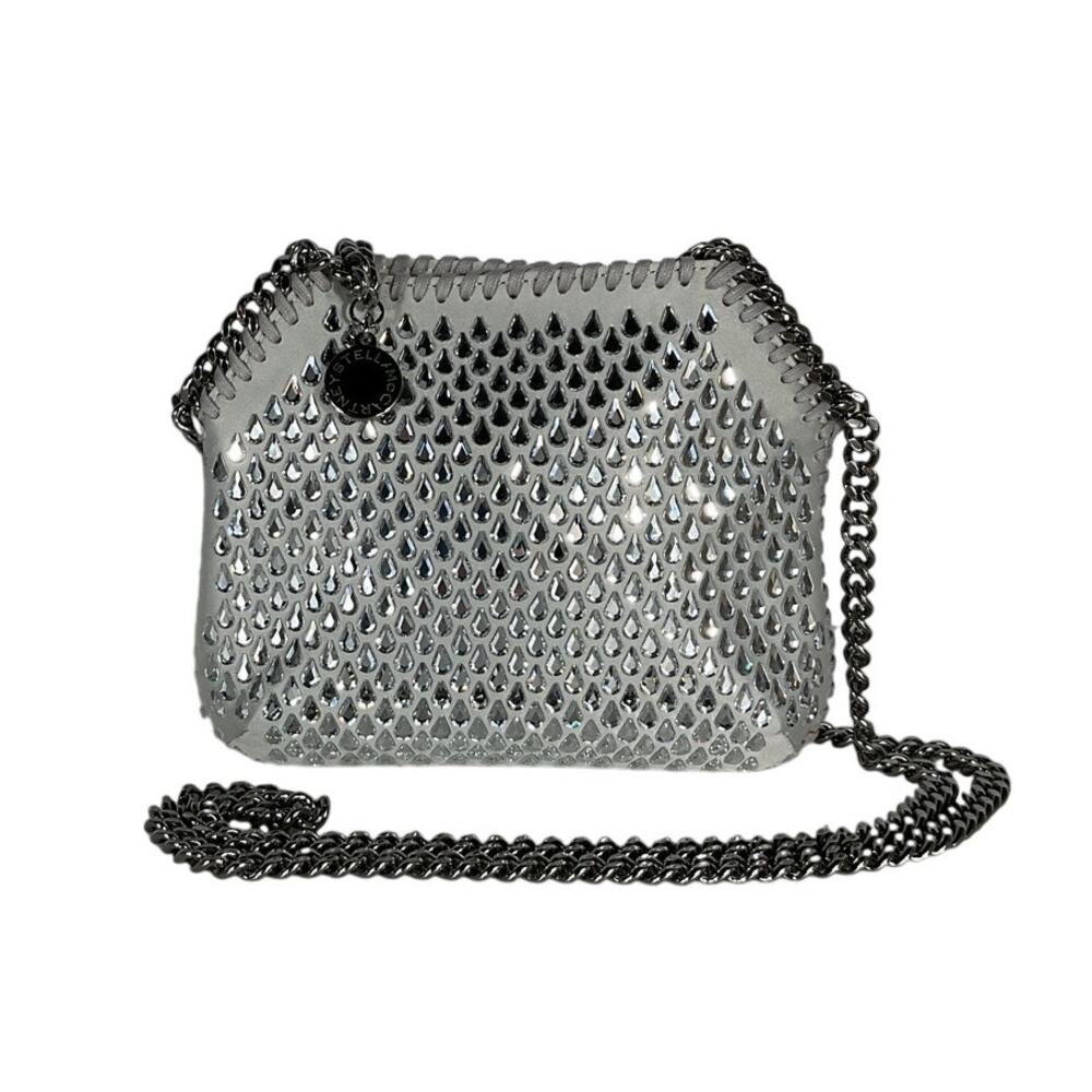 Stella Mccartney Embellished Silver Falabella Mini Bag - Picture 3 of 6